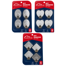 GANCHO DE METAL C/4PCS MOLDULAR 