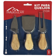 KIT PARA QUEIJO MOLDULAR 3 PCS KIT PARA QUEIJO MOLDULAR 3 PCS