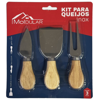 KIT PARA QUEIJO MOLDULAR 3 PCS