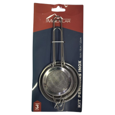 PENEIRAS INOX COM CABO 6CM/8CM/10CM MOLDULAR PENEIRAS INOX COM CABO 6CM/8CM/10CM MOLDULAR
