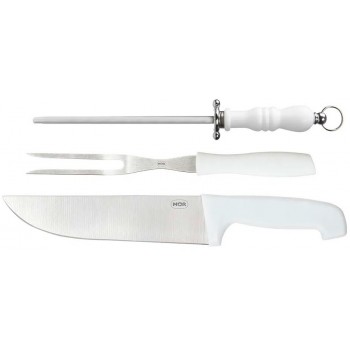 KIT CHURRASCO MOR ASSADOR  C/3 PC