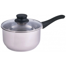 PANELA INOX C/ TAMPA DE VIDRO MOR 19CM 2,5L PANELA INOX C/ TAMPA DE VIDRO MOR 19CM 2,5L