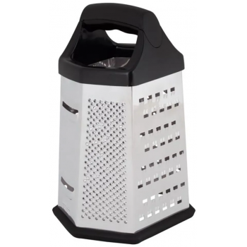 RALADOR 6 FACES INOX C/ CABO PLASTICO MOR 