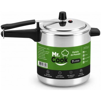 PANELA DE PRESSAO MEGA POLIDA MR COOK 7 LTS