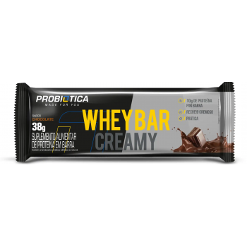 BARRA DE PROTEÍNA PROBIOTICA WHEY CHOCOLATE 38G