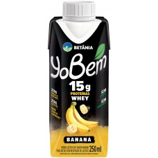 BEB LACTEA WHEY YOBEM 15G PROT BANANA 250ML