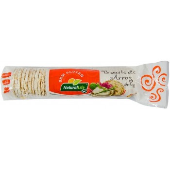 BISCOITO NATURAL LIFE ARROZ  MINI INTEGRAL 80 GR