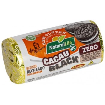 BISCOITO NATURAL LIFE CACAU BLACK S/ GLUTEN 90G