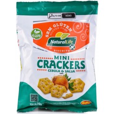 BISCOITO NATURAL LIFE CRACKER CEB/SAL S/GLÚTEN 70G