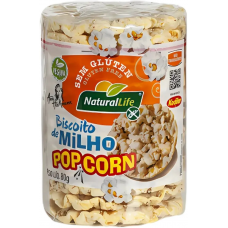 BISCOITO NATURAL LIFE MILHO POPCORN 80 GR