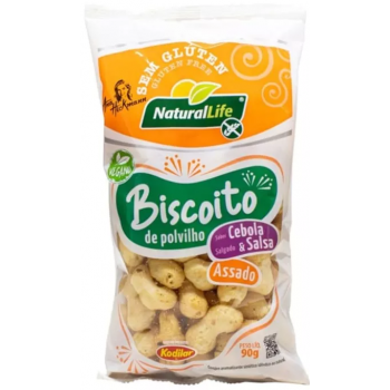 BISCOITO NATURAL LIFE POLVILHO CEB/SA S/GLÚTEN 90G