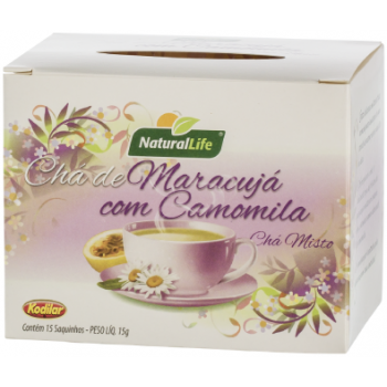 CHA NATURAL LIFE MARACUJÁ C/ CAMOMILA 15G