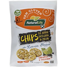 CHIPS ARROZ NATURAL LIFE LEMON PEPPER 70GR