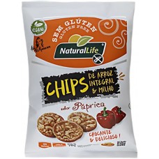 CHIPS ARROZ NATURAL LIFE PÁPRICA 70GR