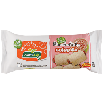 ENROLADINHO GOIABADA NATURAL LIFE SEM GLUTEN 65 GR