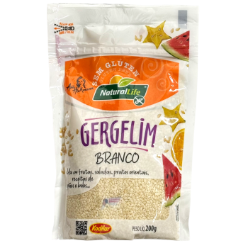 GERGELIM BRANCO NATURAL LIFE 200G