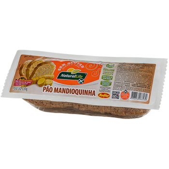PÃO S/GLÚTEN VEGANO MANDIOQUINHA NATURAL LIFE 220G