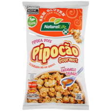 PIPOCA NATURAL LIFE SEM GLUTEN CARAMELO SALGADO 90