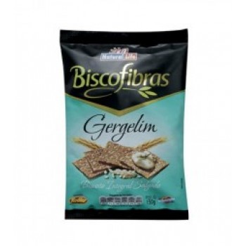 BISCOITO BISCOFIBRAS NATURAL LIFE GERGELIM 150G
