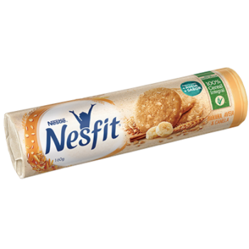 BISCOITO NESTLE NESFIT BANANA AVEIA CANELA 160 GR