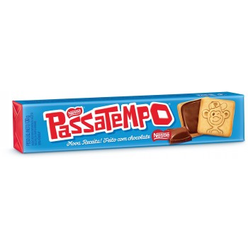 BISCOITO NESTLE PASSATEMPO RECHEADO CHOC. 130G