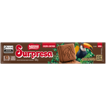 BISCOITO NESTLE SURPRESA RECHEADO CHOCOLATE 130G