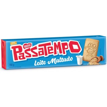 BISCOITO NESTLÉ PASSATEMPO LEITE MALTADO 150 GR
