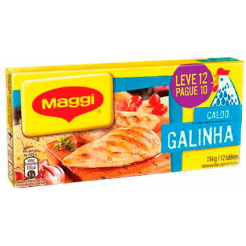 CALDO MAGGI GALINHA NESTLE LV12 PG10 114G