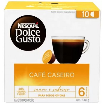 CAPSULA NESTLE  DOLCE GUSTO CAFÉ CASEIRO 80 GR