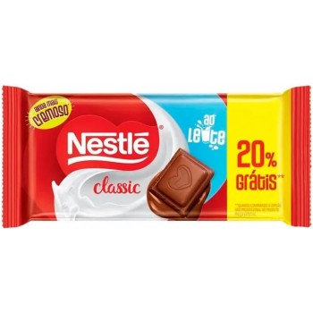 CHOCOLATE NESTLE CLASSIC AO LEITE PROMOC 80G