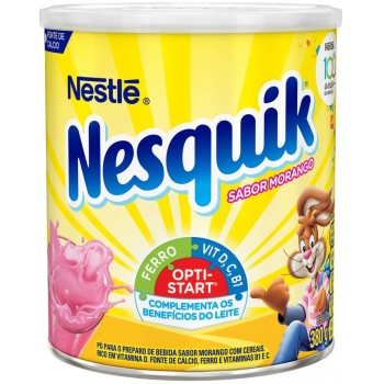 COMPOSTO ALIMENTAR NESQUIK NESTLE MORANGO 380 GR