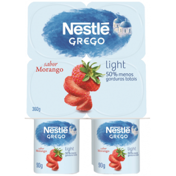 IOGURTE NESTLÉ GREGO LIGHT MORANGO 360GR