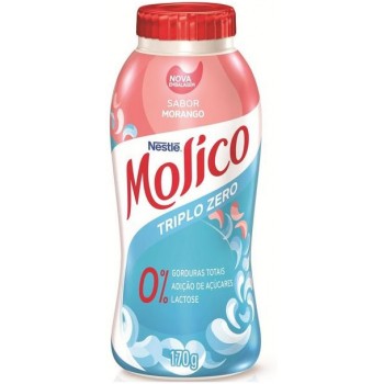 IOGURTE NESTLÉ MOLICO MORANGO TRIPLO ZERO 170 GR