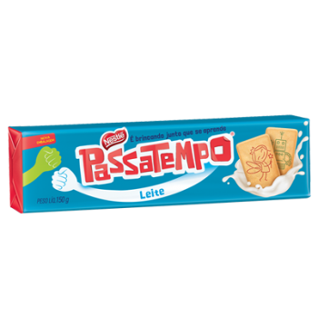 BISCOITO NESTLÉ PASSATEMPO LEITE JÚNIOR 150G