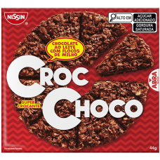 CHOCOLATE CROC CHOCO AO LEITE FLOCOS NISSIN 44 G