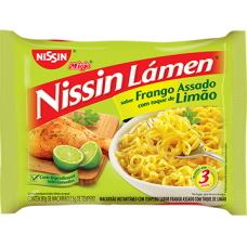 MACARRAO NISSIN FRANGO ASSADO COM LIMÃO 85G