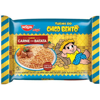 MACARRAO NISSIN CHICO BENTO CARNE C/ BATATA 75G