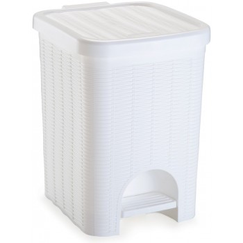 LIXEIRA C/PEDAL VIME NITRON BRANCA 12 LTS