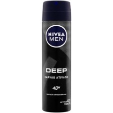 DESODORANTE NIVEA MEN AERO DEEP CARVAO 150ML