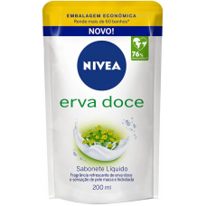 SABONETE LIQUIDO NIVEA ERVA DOCE REFIL 200 ML