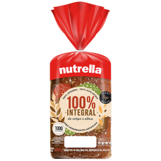 PÃO INTEGRAL 100 P/C  NUTRELLA 450G