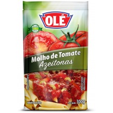 MOLHO DE TOMATE OLÉ AZEITONAS SACHÊ 300G