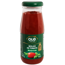 MOLHO DE TOMATE OLÉ MANJERICÃO VIDRO 420G
