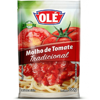 MOLHO DE TOMATE OLÉ TRADICIONAL SACHÊ 300G