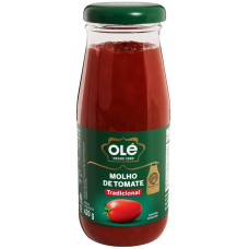 MOLHO DE TOMATE OLÉ TRADICIONAL VIDRO 420G
