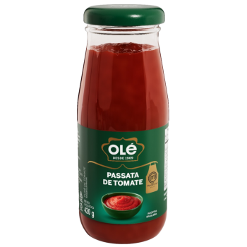 PASSATA DE TOMATE OLÉ VIDRO 420G
