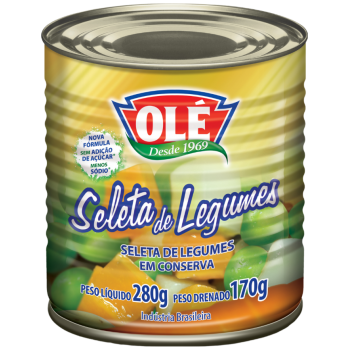 SELETA DE LEGUMES OLÉ LATA 170G