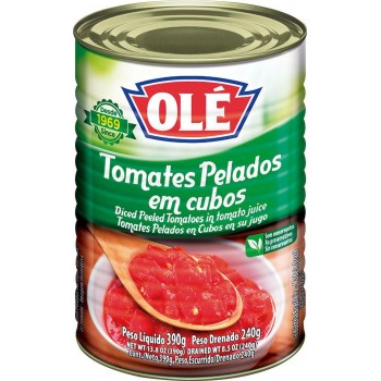 TOMATE PELADO EM CUBOS OLÉ 240G