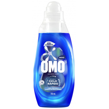 LAVA ROUPAS LIQUIDO OMO ACAO ANTIODOR 750 ML