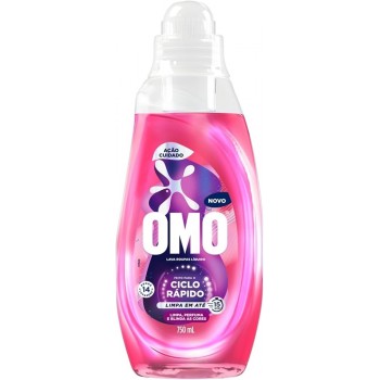 LAVA ROUPAS LIQUIDO OMO ACAO CUIDADO 750ML